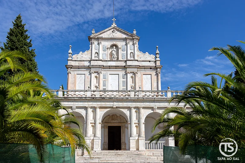 Entrance of the Church of the Convento da Cartuxa in Évora with Mannerist façade