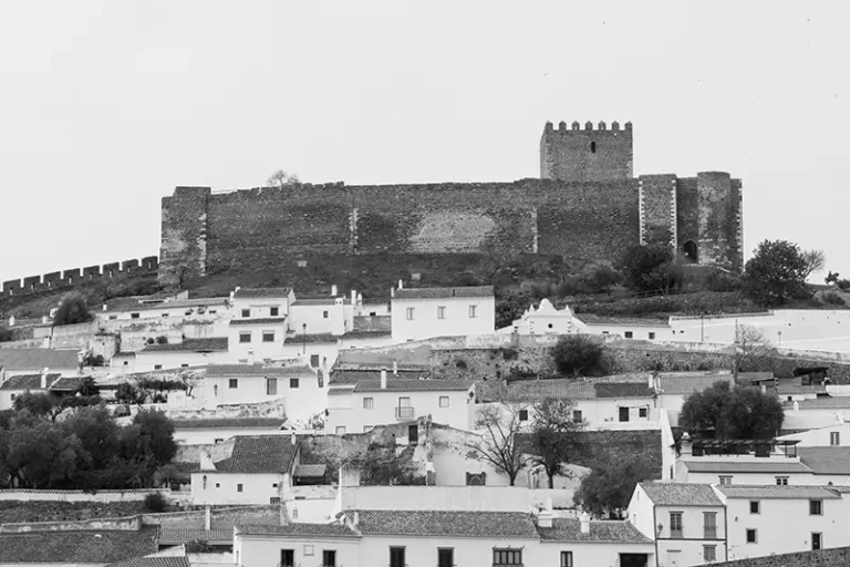 Vista de Mértola: Vila Histórica sobre o Guadiana