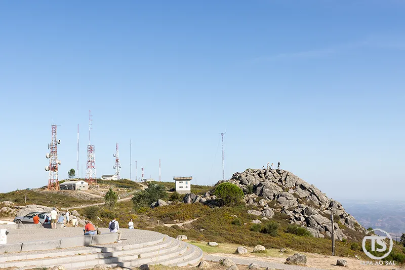 Monchique o que visitar: vista do topo da Fóia, ponto mais alto do Algarve