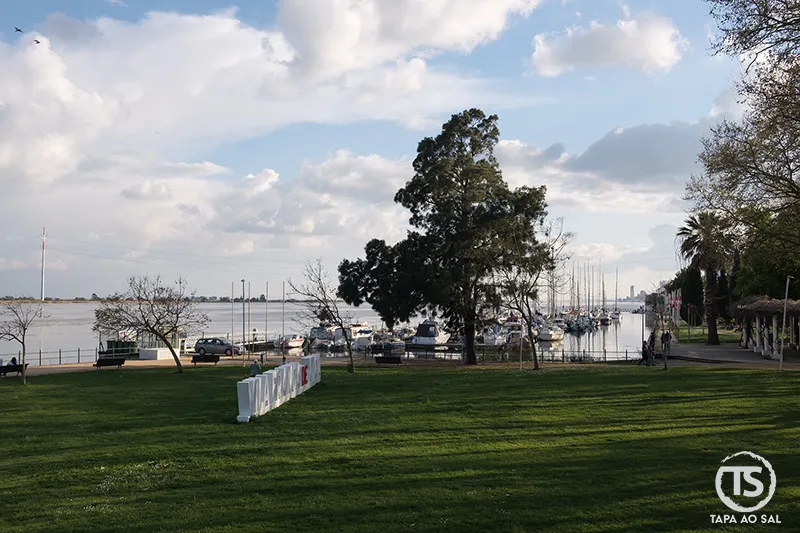 Vista junto ao Jardim Municipal Constantino Palha em Vila Franca de Xira